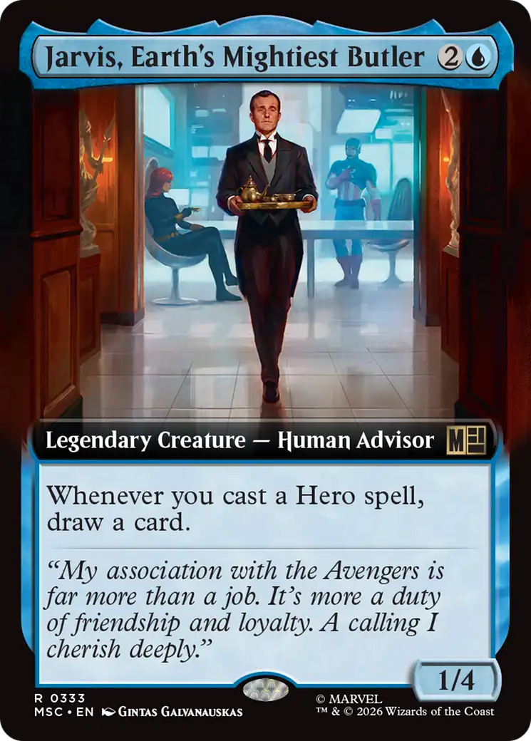 Jarvis, Earth's Mightiest Butler (Extended Art) [Marvel Super Heroes Commander] | Deep Dive Games St. Marys