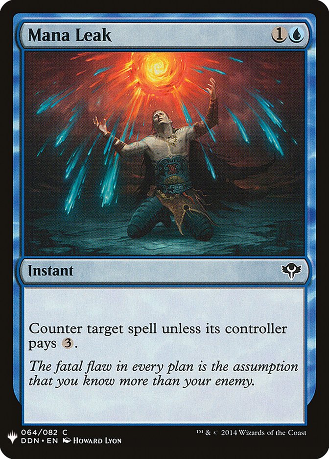 Mana Leak [Mystery Booster] | Deep Dive Games St. Marys