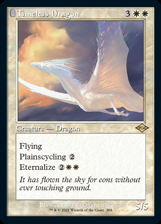 Timeless Dragon (Retro Foil Etched) [Modern Horizons 2] | Deep Dive Games St. Marys