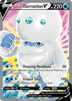 Galarian Darmanitan V (169/185) [Sword & Shield: Vivid Voltage] | Deep Dive Games St. Marys