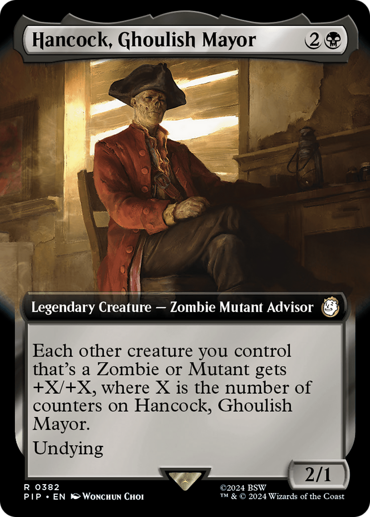 Hancock, Ghoulish Mayor (Extended Art) [Fallout] | Deep Dive Games St. Marys