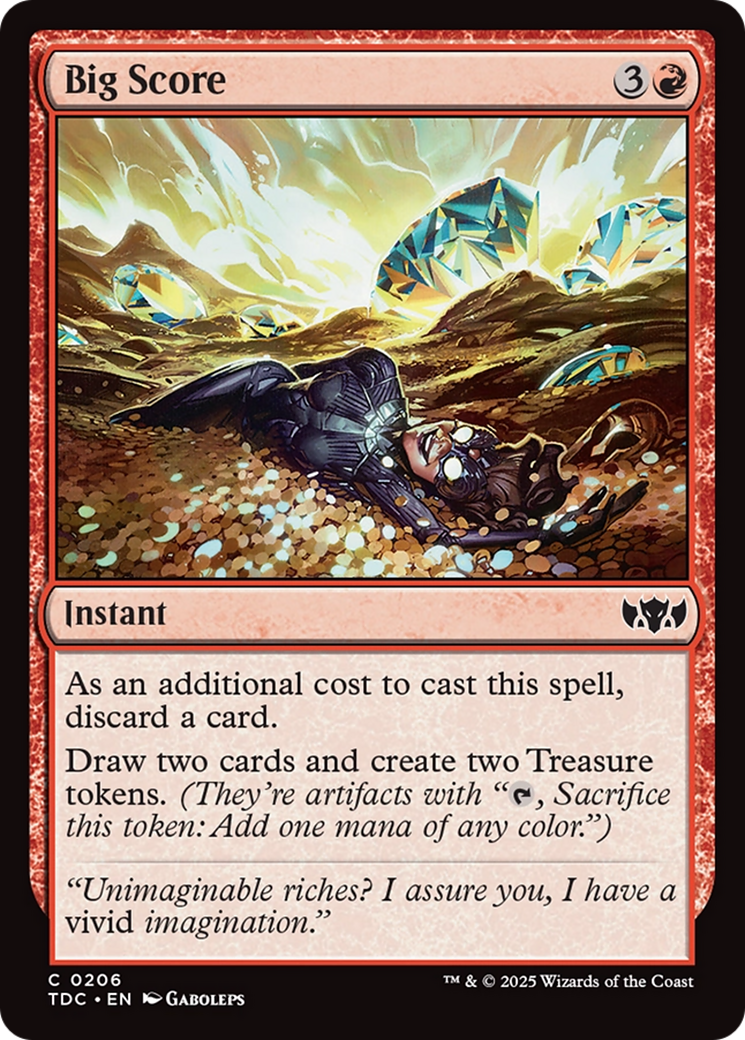 Big Score [Tarkir: Dragonstorm Commander] | Deep Dive Games St. Marys