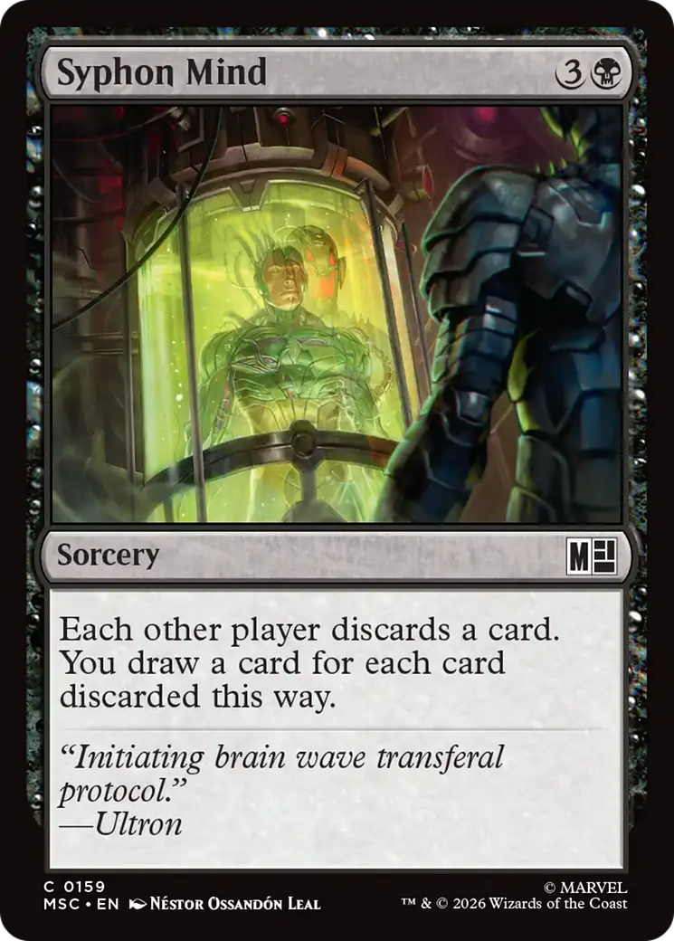 Syphon Mind (Surge Foil) [Marvel Super Heroes Commander] | Deep Dive Games St. Marys