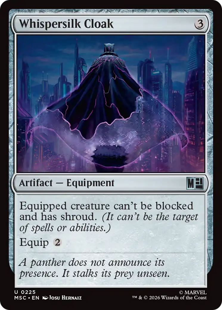 Whispersilk Cloak [Marvel Super Heroes Commander] | Deep Dive Games St. Marys
