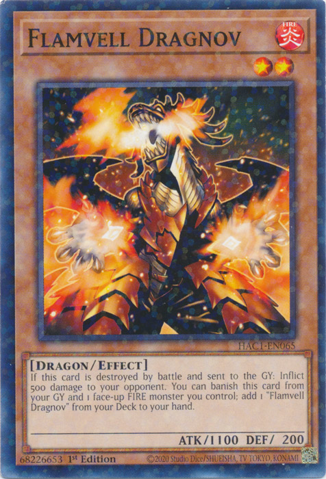 Flamvell Dragnov (Duel Terminal) [HAC1-EN065] Common | Deep Dive Games St. Marys