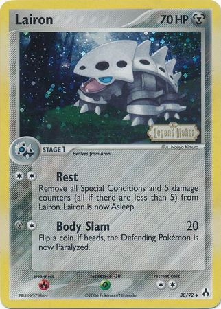 Lairon (38/92) (Stamped) [EX: Legend Maker] | Deep Dive Games St. Marys
