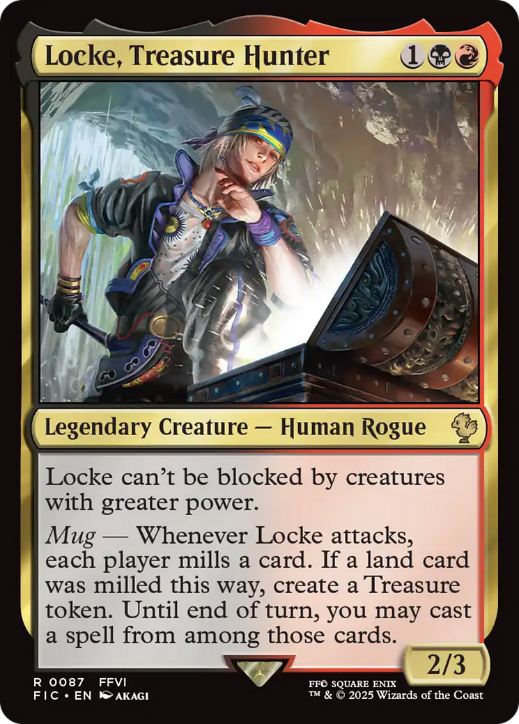 Locke, Treasure Hunter [FINAL FANTASY Commander] | Deep Dive Games St. Marys