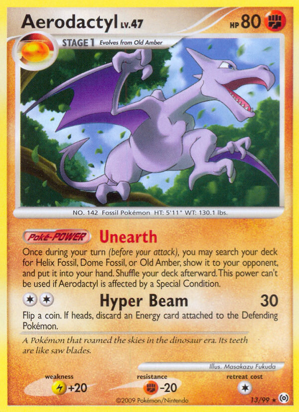 Aerodactyl (13/99) [Platinum: Arceus] | Deep Dive Games St. Marys