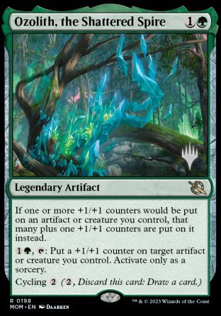 Ozolith, the Shattered Spire (Promo Pack) [March of the Machine Promos] | Deep Dive Games St. Marys