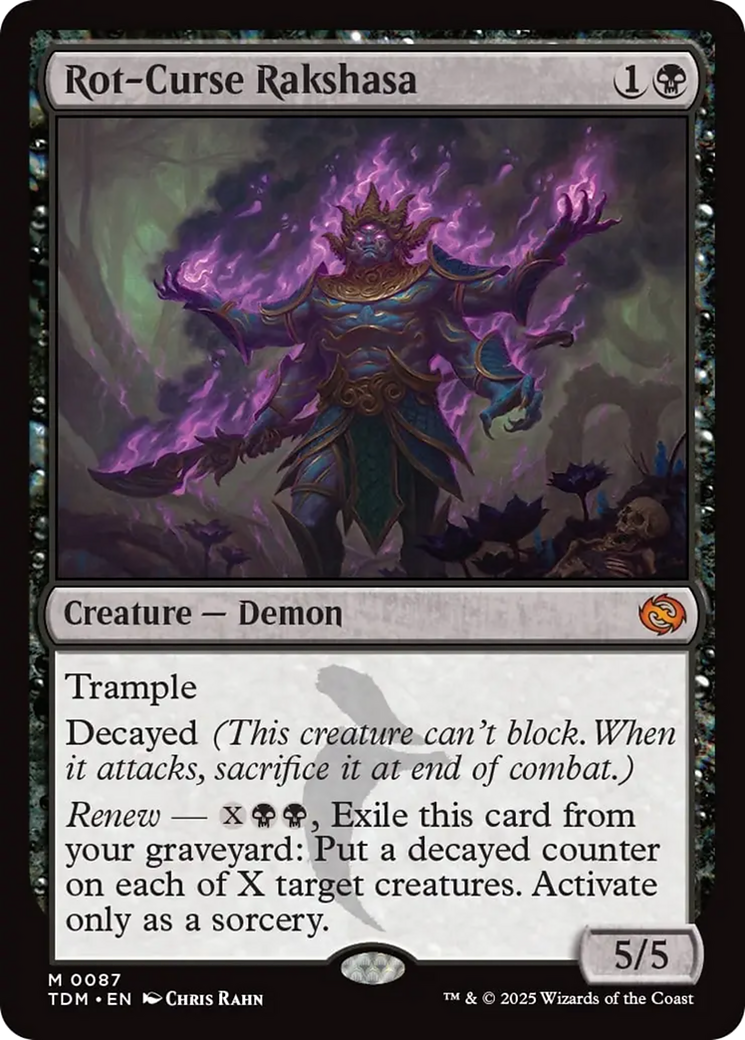 Rot-Curse Rakshasa [Tarkir: Dragonstorm] | Deep Dive Games St. Marys