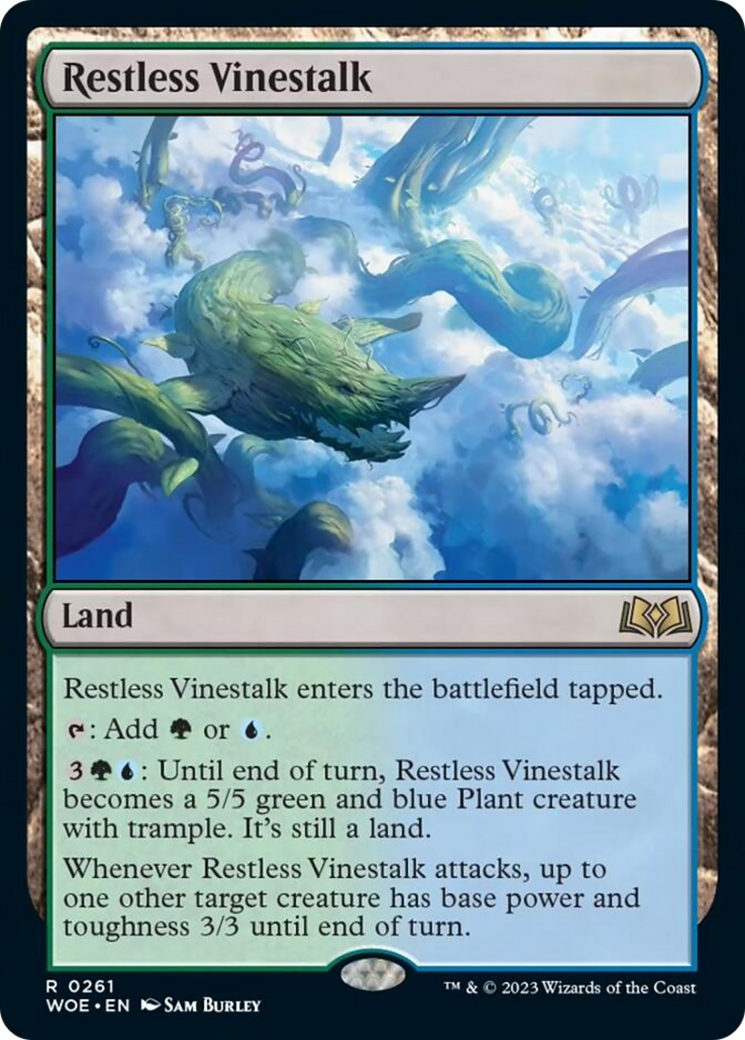 Restless Vinestalk [Wilds of Eldraine] | Deep Dive Games St. Marys