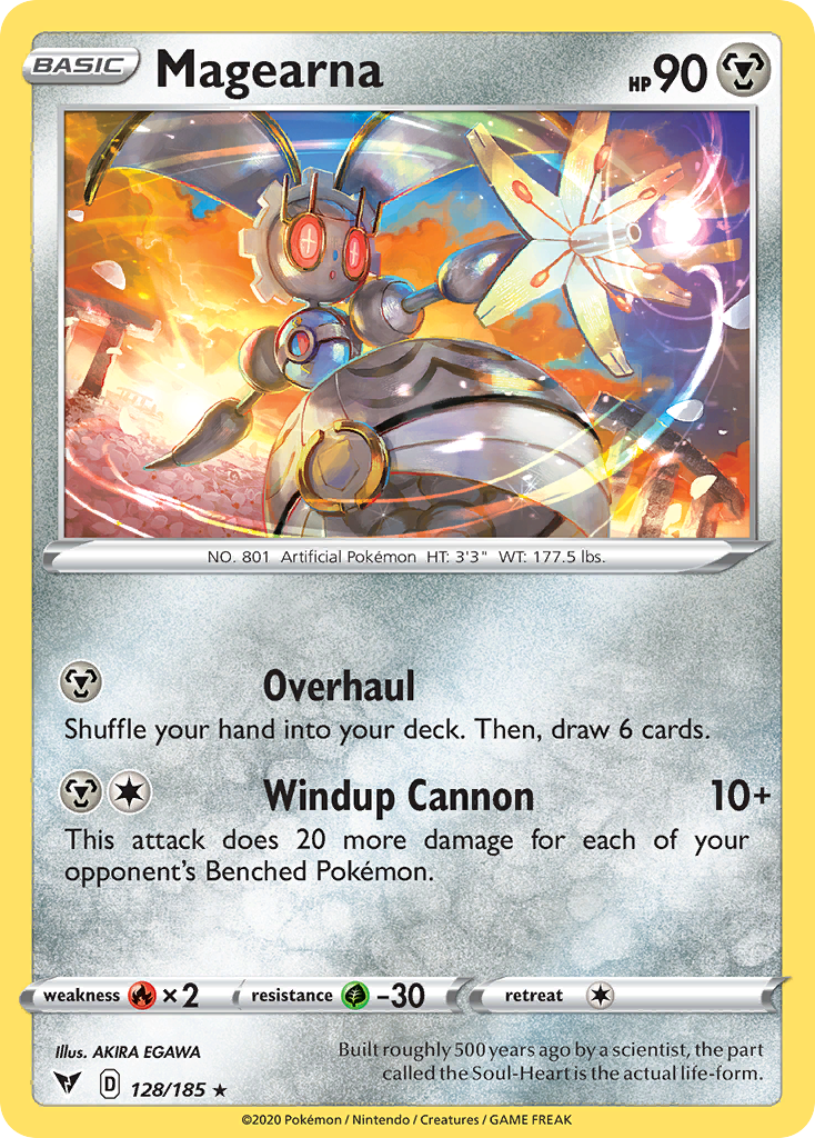 Magearna (128/185) (Theme Deck Exclusive) [Sword & Shield: Vivid Voltage] | Deep Dive Games St. Marys