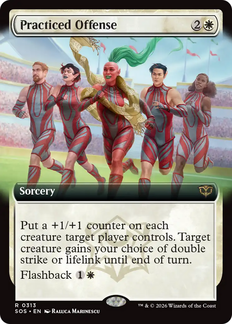 Practiced Offense (Extended Art) [Secrets of Strixhaven] | Deep Dive Games St. Marys