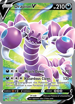 Drapion V (175/185) [Sword & Shield: Vivid Voltage] | Deep Dive Games St. Marys