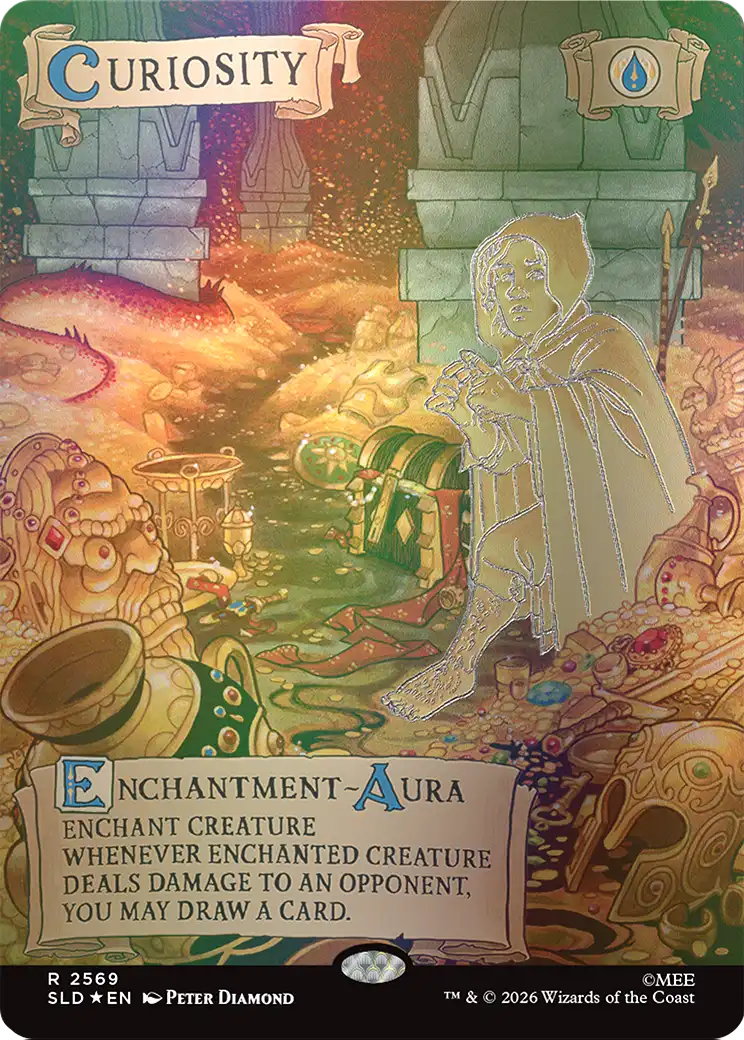 Curiosity (2569) (Out Of Sight Foil) [Secret Lair Drop Series] | Deep Dive Games St. Marys