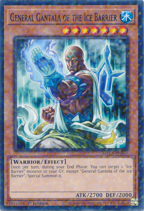 General Gantala of the Ice Barrier (Duel Terminal) [HAC1-EN049] Common | Deep Dive Games St. Marys