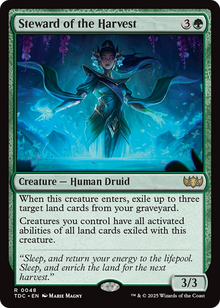 Steward of the Harvest [Tarkir: Dragonstorm Commander] | Deep Dive Games St. Marys