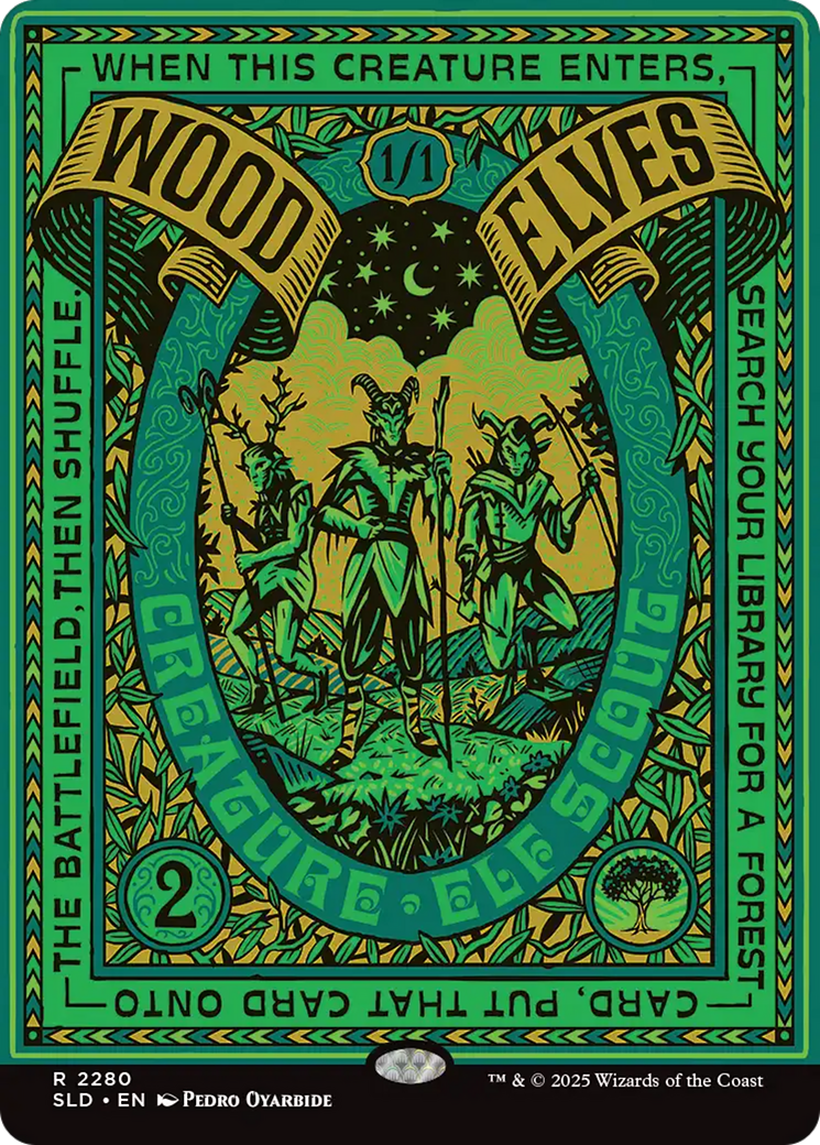 Wood Elves (2280) [Secret Lair Drop Series] | Deep Dive Games St. Marys