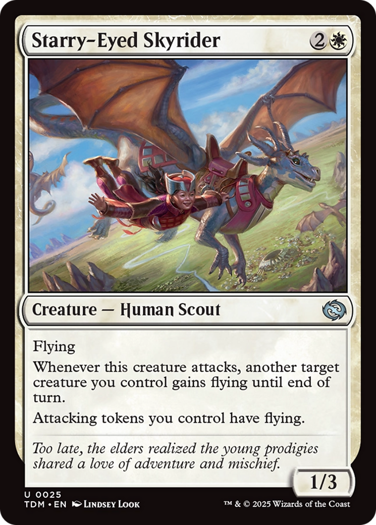 Starry-Eyed Skyrider [Tarkir: Dragonstorm] | Deep Dive Games St. Marys