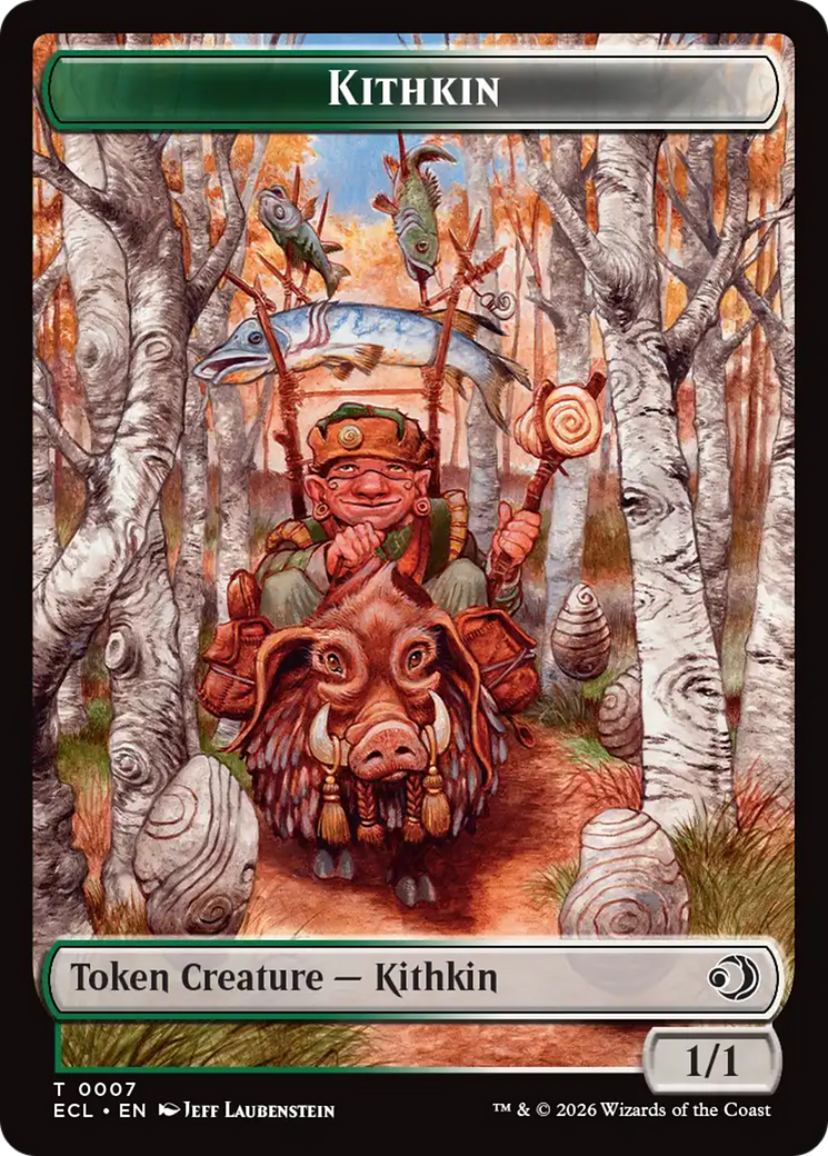 Elf // Kithkin (0007) Double-Sided Token [Lorwyn Eclipsed Tokens] | Deep Dive Games St. Marys