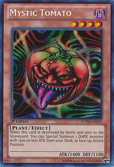 Mystic Tomato [LCYW-EN239] Secret Rare | Deep Dive Games St. Marys