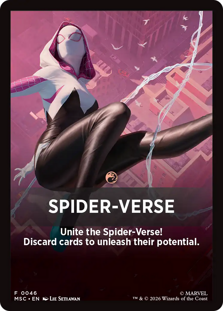 Spider-Verse Theme Card [Marvel Super Heroes Commander] | Deep Dive Games St. Marys