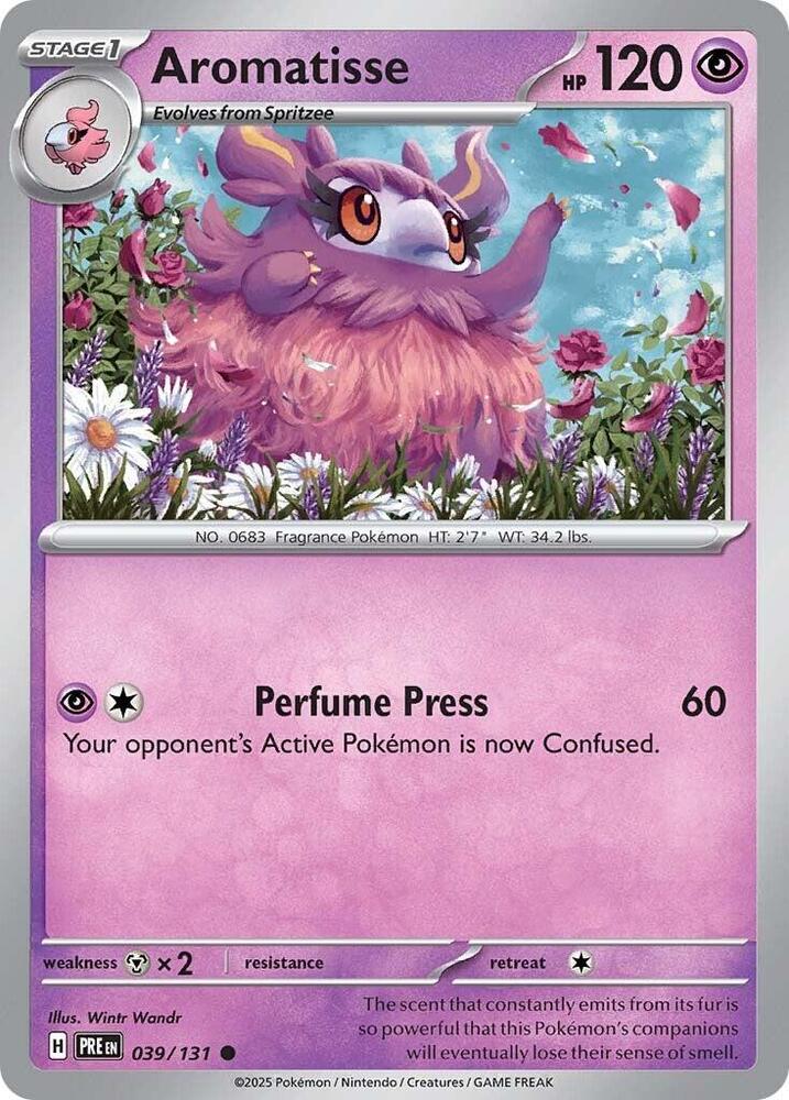 Aromatisse (039/131) [Scarlet & Violet: Prismatic Evolutions] | Deep Dive Games St. Marys