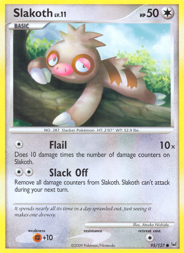 Slakoth (95/127) [Platinum: Base Set] | Deep Dive Games St. Marys