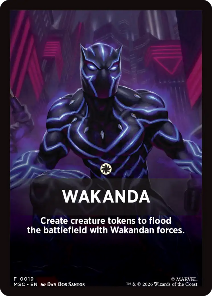 Wakanda Theme Card [Marvel Super Heroes Commander] | Deep Dive Games St. Marys