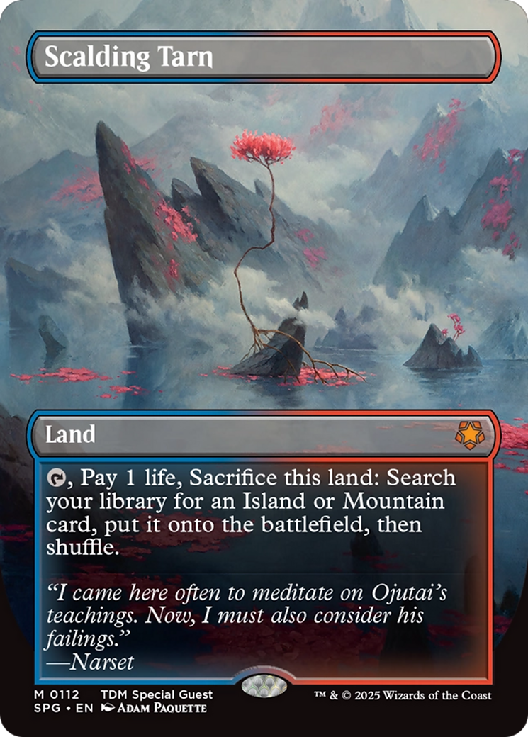 Scalding Tarn (Borderless) [Tarkir: Dragonstorm Special Guests] | Deep Dive Games St. Marys