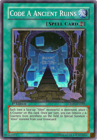 Code A Ancient Ruins [CRMS-EN088] Super Rare | Deep Dive Games St. Marys