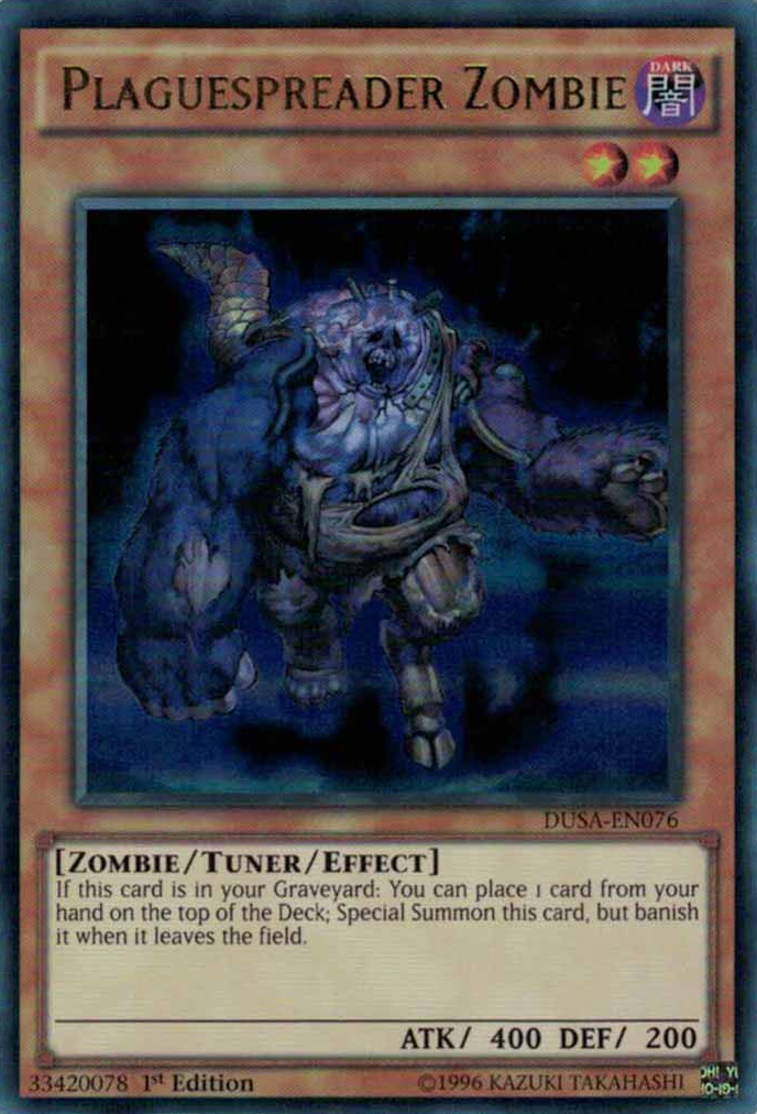 Plaguespreader Zombie [DUSA-EN076] Ultra Rare | Deep Dive Games St. Marys