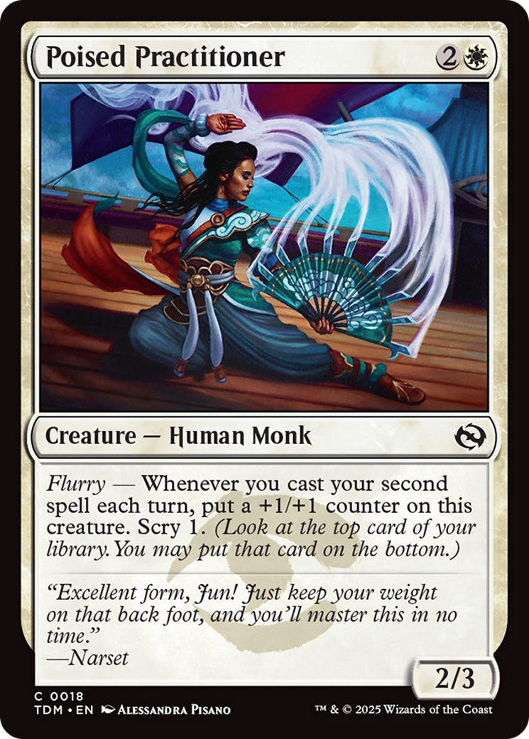 Poised Practitioner [Tarkir: Dragonstorm] | Deep Dive Games St. Marys