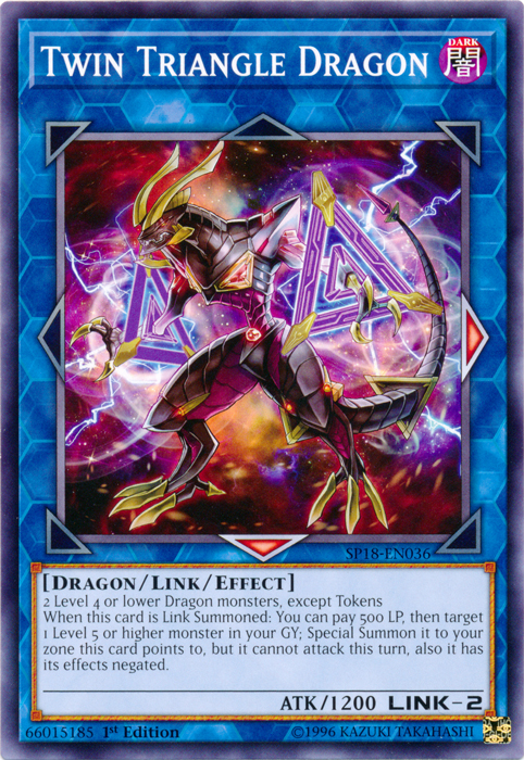 Twin Triangle Dragon [SP18-EN036] Common | Deep Dive Games St. Marys