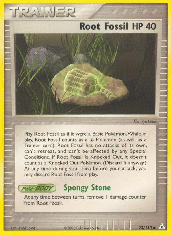 Root Fossil (93/110) [EX: Holon Phantoms] | Deep Dive Games St. Marys