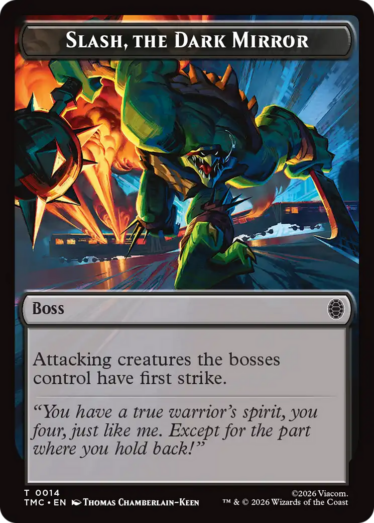 Slash, The Dark Mirror [Teenage Mutant Ninja Turtles Commander Tokens] | Deep Dive Games St. Marys