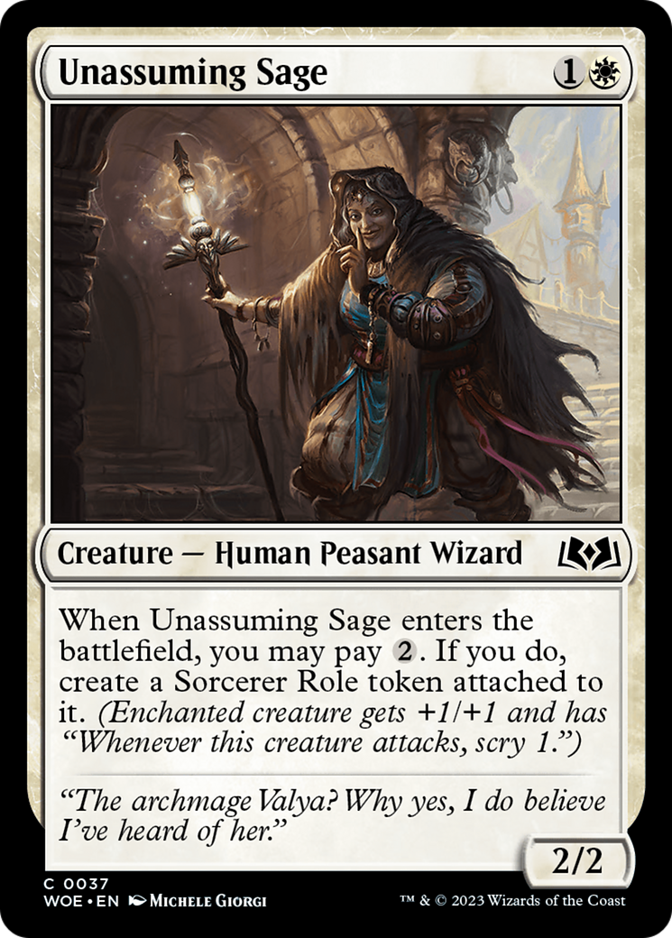 Unassuming Sage [Wilds of Eldraine] | Deep Dive Games St. Marys