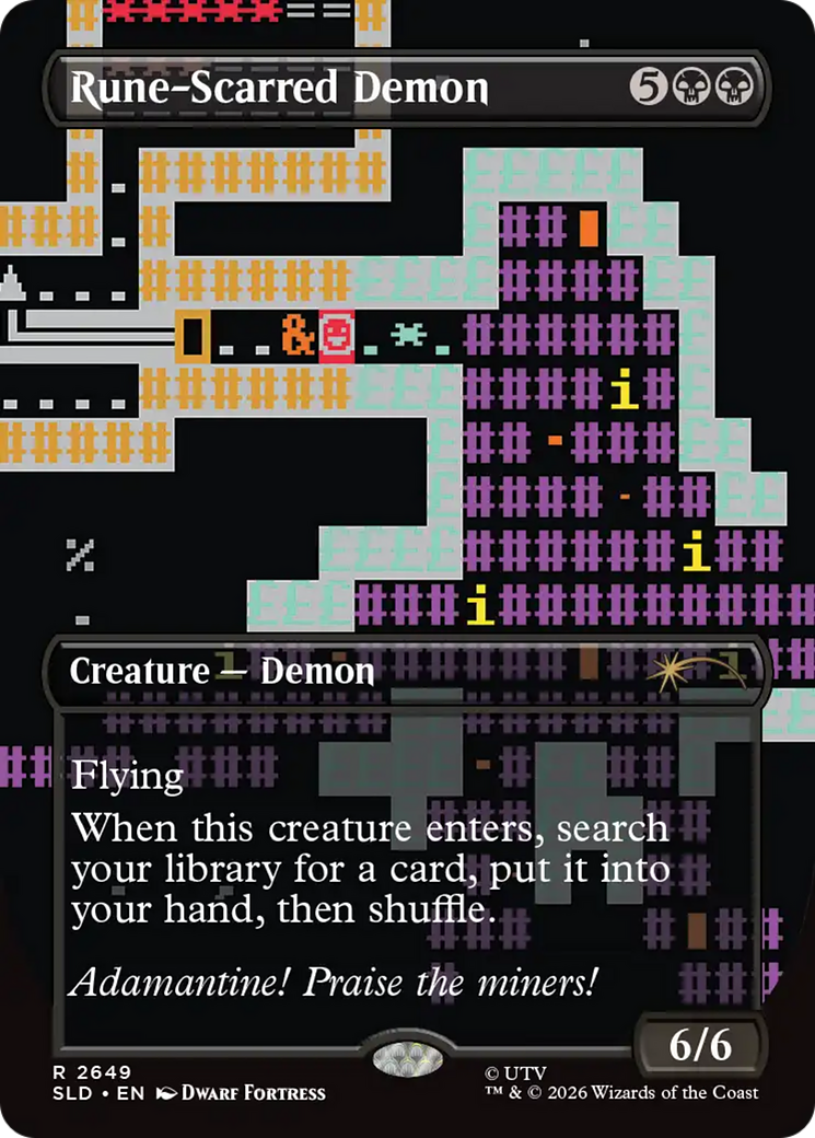 Rune-Scarred Demon [Secret Lair Drop Series] | Deep Dive Games St. Marys