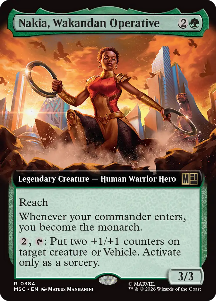 Nakia, Wakandan Operative (Extended Art) [Marvel Super Heroes Commander] | Deep Dive Games St. Marys