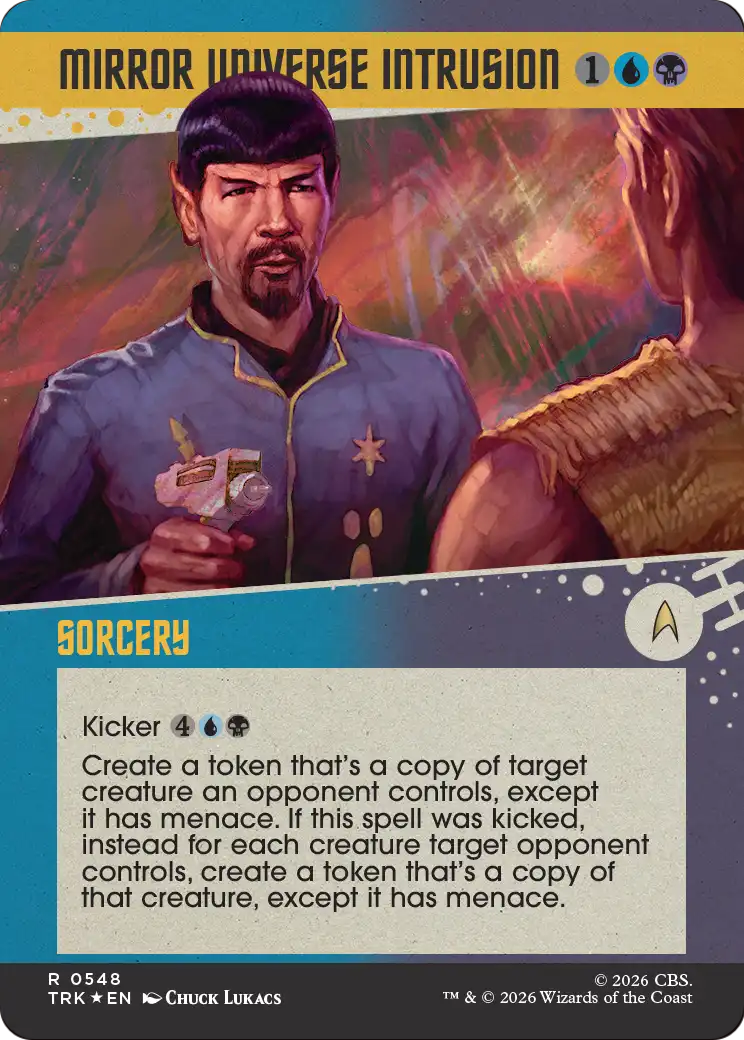 Mirror Universe Intrusion (Showcase) (Surge Foil) [Star Trek] | Deep Dive Games St. Marys