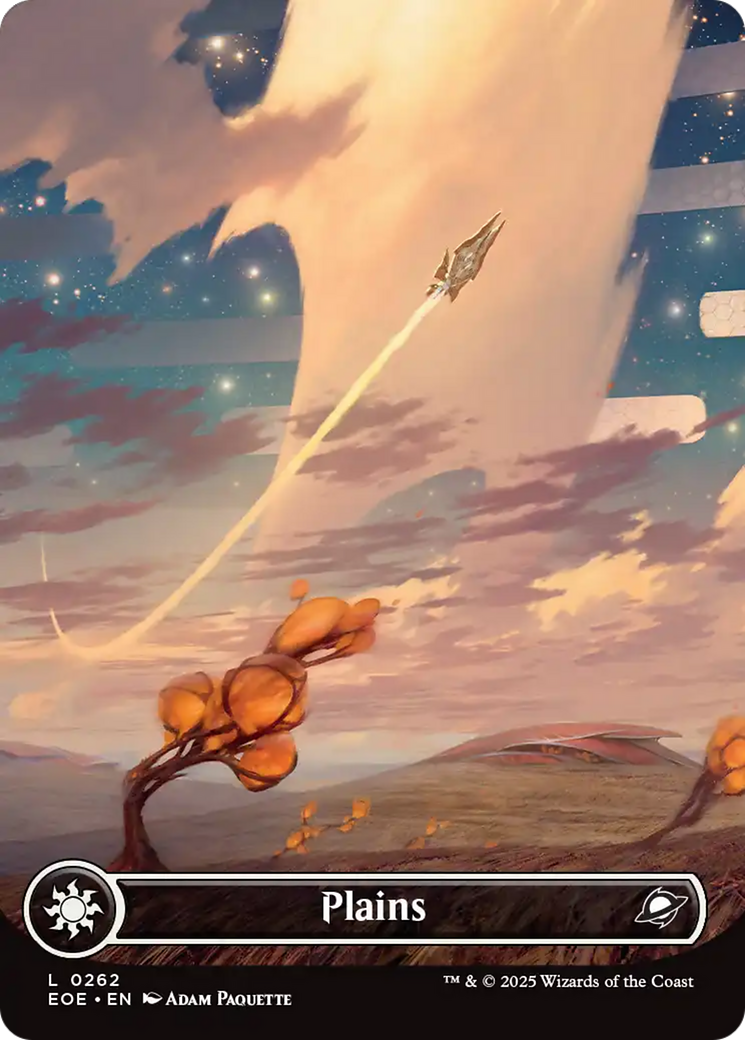 Plains (0262) (Borderless) [Edge of Eternities] | Deep Dive Games St. Marys