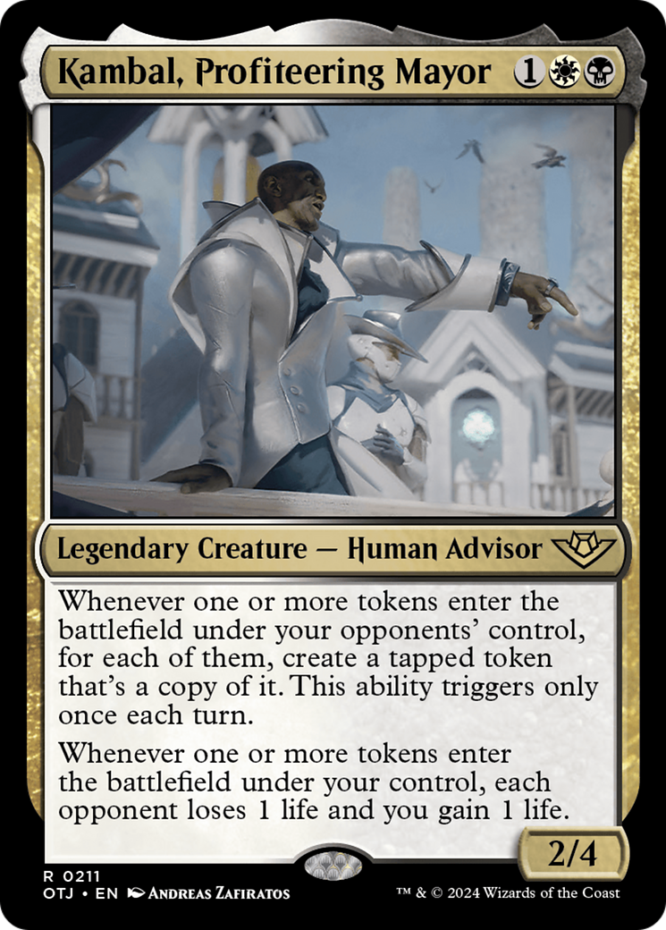 Kambal, Profiteering Mayor [Outlaws of Thunder Junction] | Deep Dive Games St. Marys