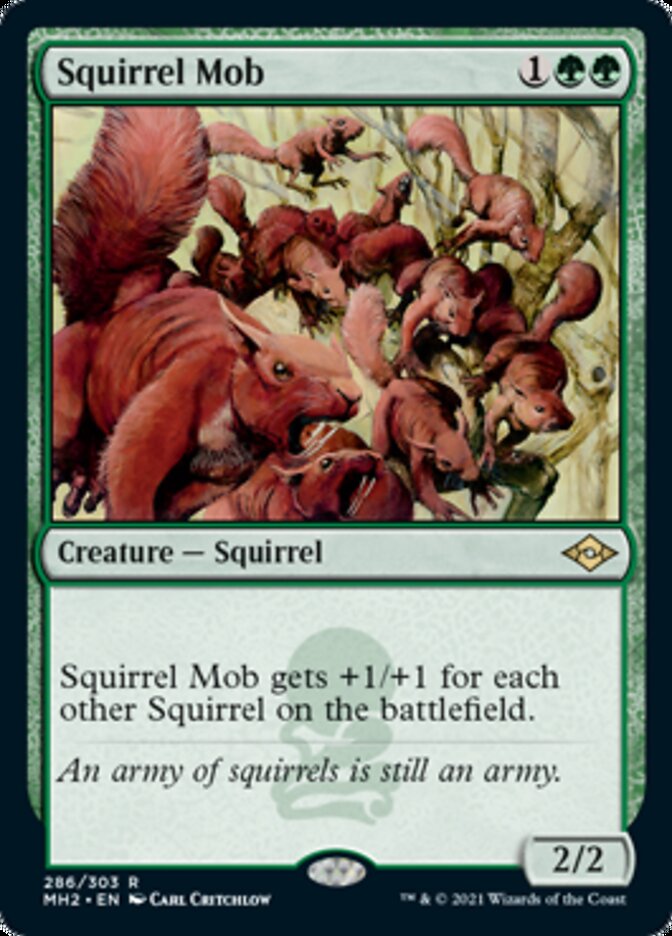 Squirrel Mob (Foil Etched) [Modern Horizons 2] | Deep Dive Games St. Marys