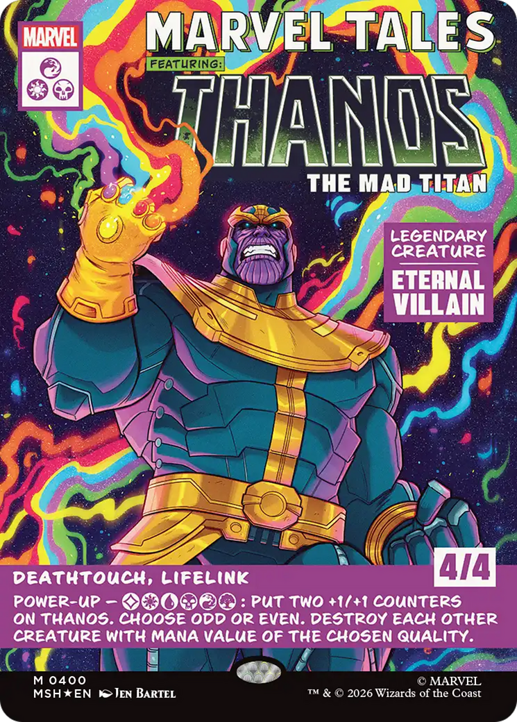 Thanos, The Mad Titan (Borderless) (0400) [Marvel Super Heroes] | Deep Dive Games St. Marys