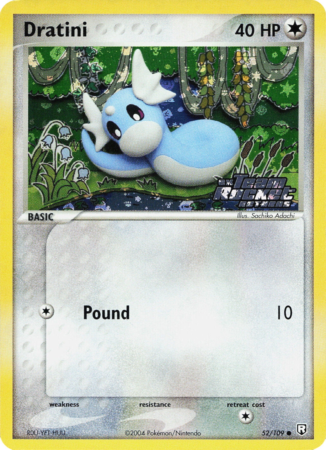 Dratini (52/109) (Stamped) [EX: Team Rocket Returns] | Deep Dive Games St. Marys