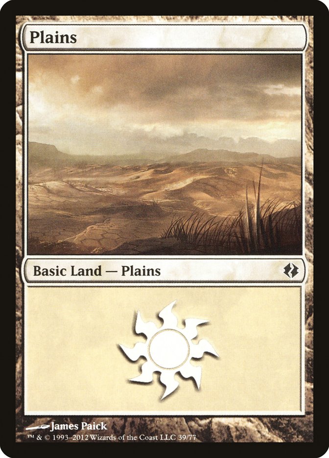 Plains (39) [Duel Decks: Venser vs. Koth] | Deep Dive Games St. Marys