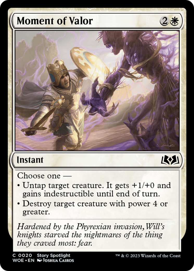 Moment of Valor [Wilds of Eldraine] | Deep Dive Games St. Marys