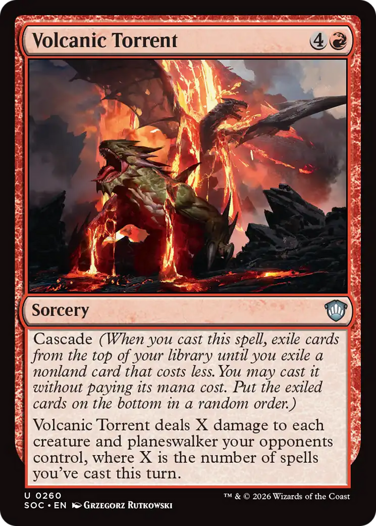 Volcanic Torrent [Secrets of Strixhaven Commander] | Deep Dive Games St. Marys