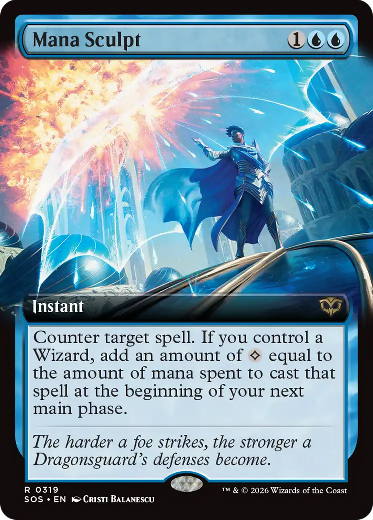 Mana Sculpt (Extended Art) [Secrets of Strixhaven] | Deep Dive Games St. Marys