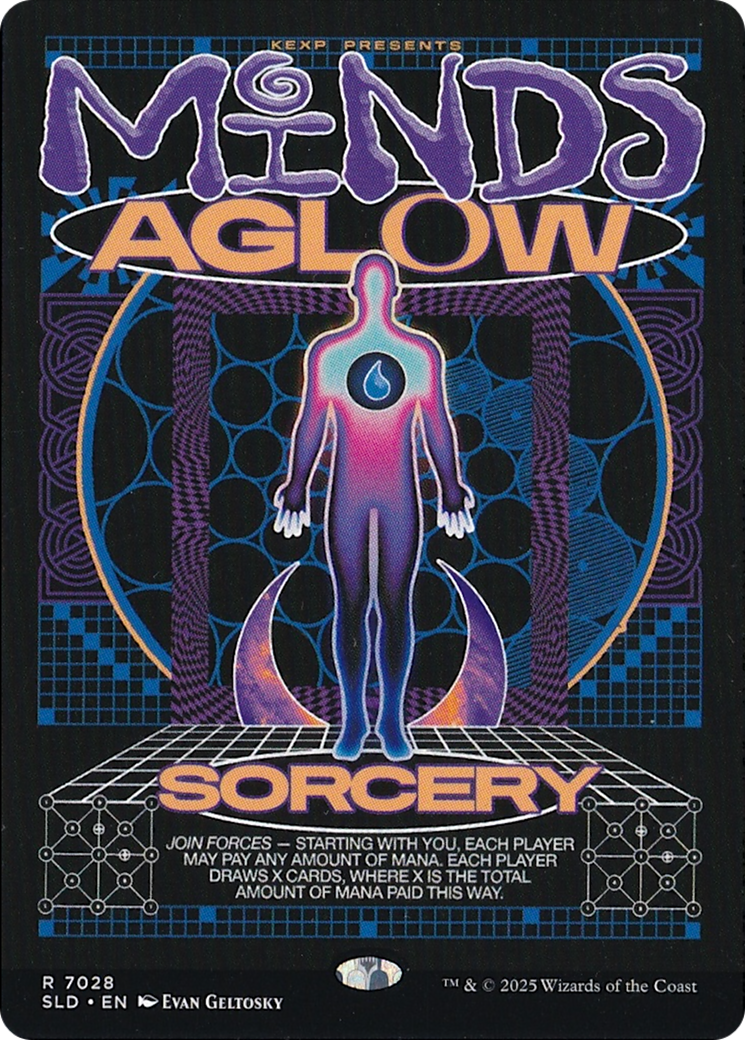 Minds Aglow (Rainbow Foil) [Secret Lair Drop Series] | Deep Dive Games St. Marys
